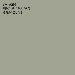 #A1A393 - Gray Olive Color Image